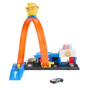 HOT WHEELS CITY SET DE JOACA SUPER STATIE DE POLITIE - Img 2