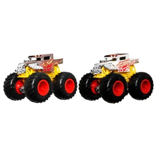 HOT WHEELS MONSTER TRUCK CAMION BONE SHAKER CU CULORI SCHIMBATOARE SCARA 1:64 - Img 3
