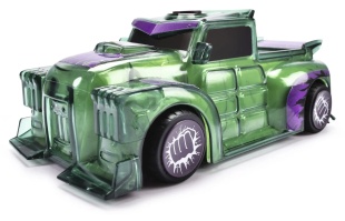 JADA MARVEL MASINUTA LIGHT HERO HULK CU SUNETE SI LUMINI SCARA 1:32 - Img 2