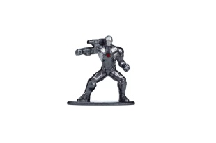 JADA MARVEL MASINUTA METALICA FORD MUSTANG SCARA 1:32 SI FIGURINA METALICA WAR MACHINE - Img 7
