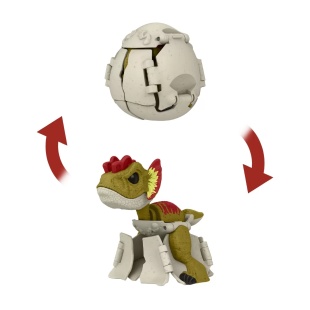 JURASSIC WORLD FIERCE CHANGERS HIDDEN HATCHERS DINOZAUR TRANSFORMABIL DILOPHOSAURUS - Img 4