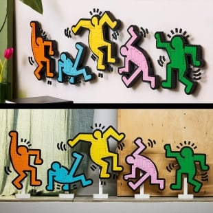 LEGO ART KEITH HARING FIGURINE CARE DANSEAZA 31216 - Img 2