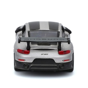 MAISTO MASINUTA METALICA SPEED ICONS PORSCHE 911 GT2 RS SILVER BLACK SCARA 1 LA 64 - Img 5