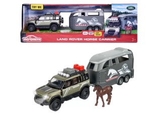 MAJORETTE LAND ROVER CU REMORCA PENTRU CAI - Img 9