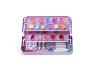 MARTINELIA LITTLE UNICORN TRUSA DE MACHIAJ IN CUTIE DE METAL CU 3 COMPARTIMENTE - Img 2