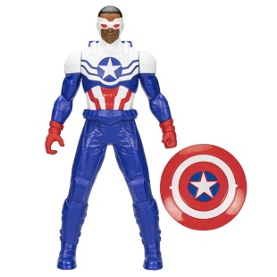 MARVEL AVENGERS FIGURINA CAPTAIN AMERICA ALBASTRU DESCHIS 24CM - Img 2