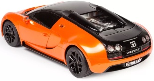 MASINA CU TELECOMANDA BUGATTI GRAND SPORT VITESSE PORTOCALIE CU SCARA 1 LA 18 - Img 6