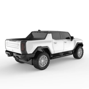 MASINA CU TELECOMANDA HUMMER EV ALB CU SCARA 1 LA 24 - Img 8