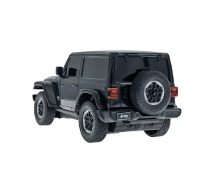 MASINA CU TELECOMANDA JEEP WRANGLER JL NEGRU SCARA 1 LA 24 - Img 6