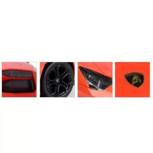 MASINA CU TELECOMANDA LAMBORGHINI AVENTADOR ROSU CU SCARA 1 LA 24 - Img 7
