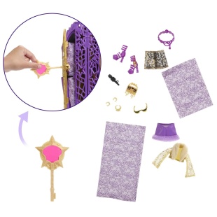 MONSTER HIGH PAPUSA CLAWDEEN WOLF CU DULAP REVELATOR SI ACCESORII - Img 6