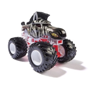 MONSTER JAM MASINUTA METALICA RACING STRIPES SCARA 1 LA 64 - Img 2