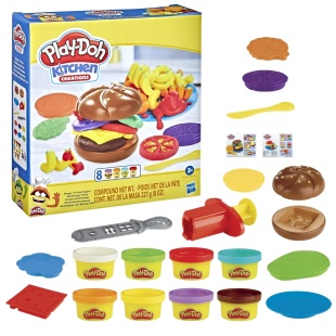 PLAY DOH KITCHEN CREATIONS SET DE GATIT HAMBURGER - Img 9