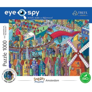 PUZZLE TREFL 1000 UFT EYE SPY AMSTERDAM - Img 3