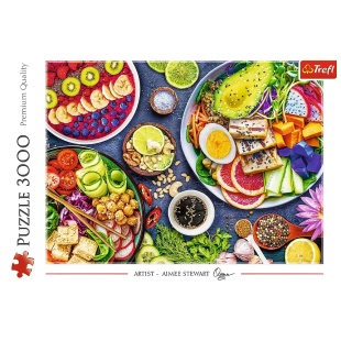 PUZZLE TREFL 3000 BOLUL COLORAT - Img 3