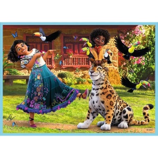PUZZLE TREFL 4IN1 ENCANTO LUMEA MAGICA - Img 2