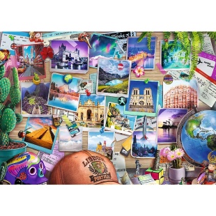 PUZZLE TREFL 500 PREMIUM PLUS TEA TIME CAMPIONATUL EUROPEAN AMINTIRI DE CALATORIE - Img 2