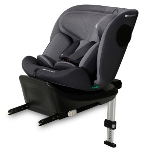 SCAUN AUTO I-SIZE, 40-150 CM, KINDERKRAFT I-360, GREY - Img 7