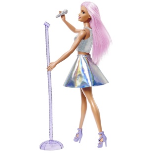 BARBIE PAPUSA BARBIE YOU CAN BE SET BARBIE STAR POP SI MICROFON - Img 2