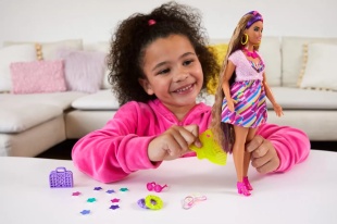 BARBIE TOTALLY HAIR PAPUSA BARBIE SATENA - Img 3