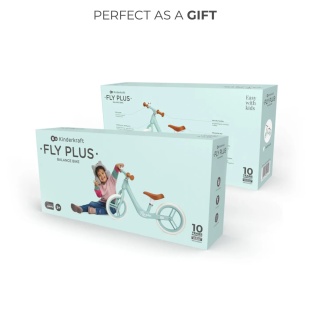 BICICLETA DE ECHILIBRU KINDERKRAFT FLY PLUS, BABY BLUE - Img 8