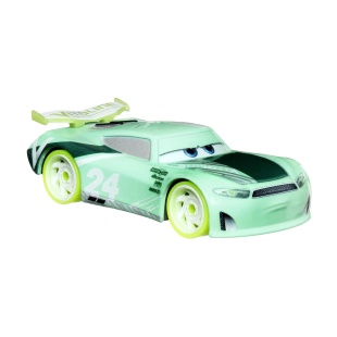 CARS GLOW RACERS MASINUTA METALICA CHASE RACELOTT SCARA 1 LA 55 - Img 4