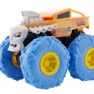HOT WHEELS MONSTER TRUCK MASINUTA TWISTER TREDZ BONE SHAKER PORTOCALIU SCARA 1:43 - Img 2