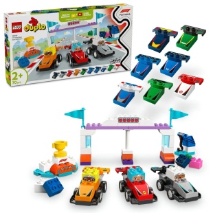 LEGO DUPLO ECHIPA F1: MASINI SI PILOTI DE CURSE 10445 - Img 5