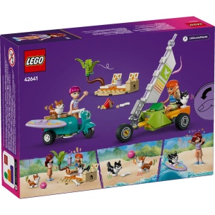 LEGO FRIENDS AVENTURI CU CATEI LA SURFING SI PE SCUTER 42641 - Img 8