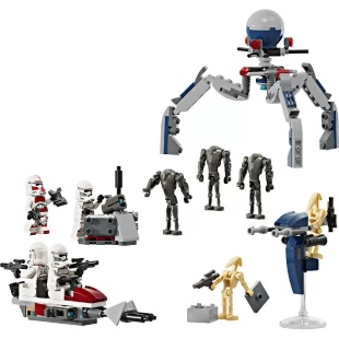 LEGO STAR WARS PACHET DE LUPTA CLONE TROOPER SI DROID DE LUPTA 75372 - Img 2