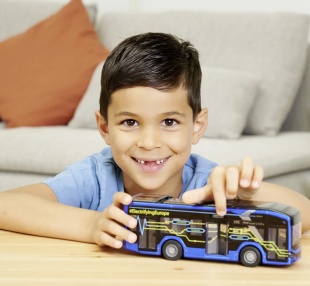 MAJORETTE AUTOBUZ ELECTRIC MAN LION S CITY 10E 22CM - Img 3