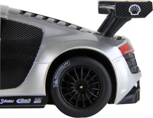 MASINA CU TELECOMANDA AUDI R8 ARGINTIU CU SCARA 1 LA 24 - Img 4