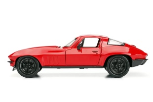 MASINUTA METALICA FAST AND FURIOUS 1966 CHEVY CORVETTE SCARA 1 LA 24 - Img 5