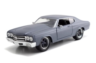 MASINUTA METALICA FAST AND FURIOUS DOM S CHEVY CHEVELLE SS SCARA 1:24 - Img 5