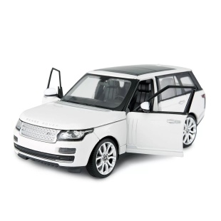 MASINUTA METALICA RANGE ROVER ALB SCARA 1 LA 24 - Img 2