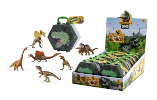 NATURE WORLD DINO SET 6 DINOZAURI IN CUTIE PIRAMIDA - Img 10