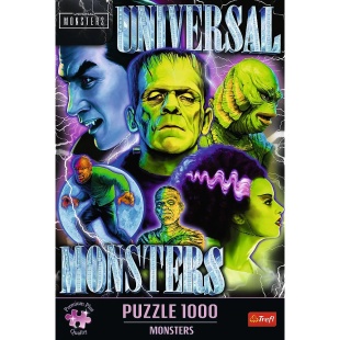 PUZZLE TREFL 1000 PREMIUM PLUS MONSTRI - Img 3