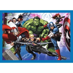 PUZZLE TREFL 4IN1 AVENGERS - RAZBUNATORII CURAJOSI - Img 5