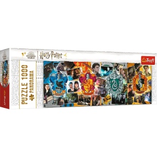 PUZZLE TREFL PANORAMA 1000 HARRY POTTER CELE 4 CASE DIN HOGWARTS