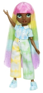 RAINBOW HIGH WATERCOLOR CREATE PAPUSA OCHI VERZI - Img 3