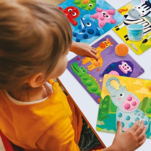 AS ART SET 7 BORCANASE DE PLASTILINA ANIMALE