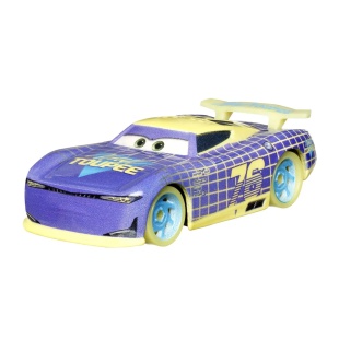 CARS GLOW RACERS MASINUTA METALICA WILL RUSCH SCARA 1 LA 55 - Img 2