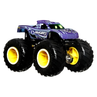 HOT WHEELS MONSTER TRUCK CAMION PODIUM CRASHER CU CULORI SCHIMBATOARE SCARA 1:64 - Img 5