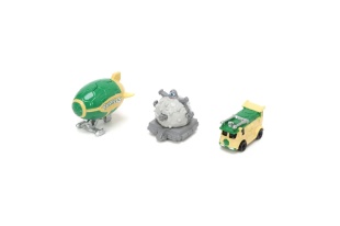 JADA SET 3 MASINUTE METALICE TESTOASELE NINJA 4CM - Img 2