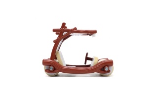 JADA SET MASINUTA METALICA FLINTMOBILUL SCARA 1:32 SI FIGURINA FRED FLINTSTONE - Img 5