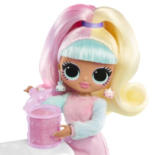 L.O.L. SURPRISE! OMG SWEET NAILS CANDYLICIOUS SPRINKLES SHOP SET PAPUSA CU ACCESORII - Img 3