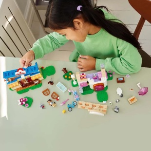 LEGO ANIMAL CROSSING NOOK S CRANNY SI CASA LUI ROSIE 77050 - Img 4