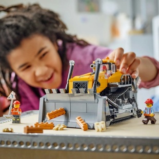 LEGO CITY BULDOZER GALBEN 60466 - Img 4