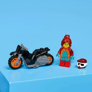 LEGO CITY MOTOCICLETA DE CASCADORIE PENTRU POMPIERI 60311 - Img 4