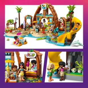 LEGO FRIENDS STATIUNE DE PE LITORAL PENTRU VACANTA CU FAMILIA 42673 - Img 7